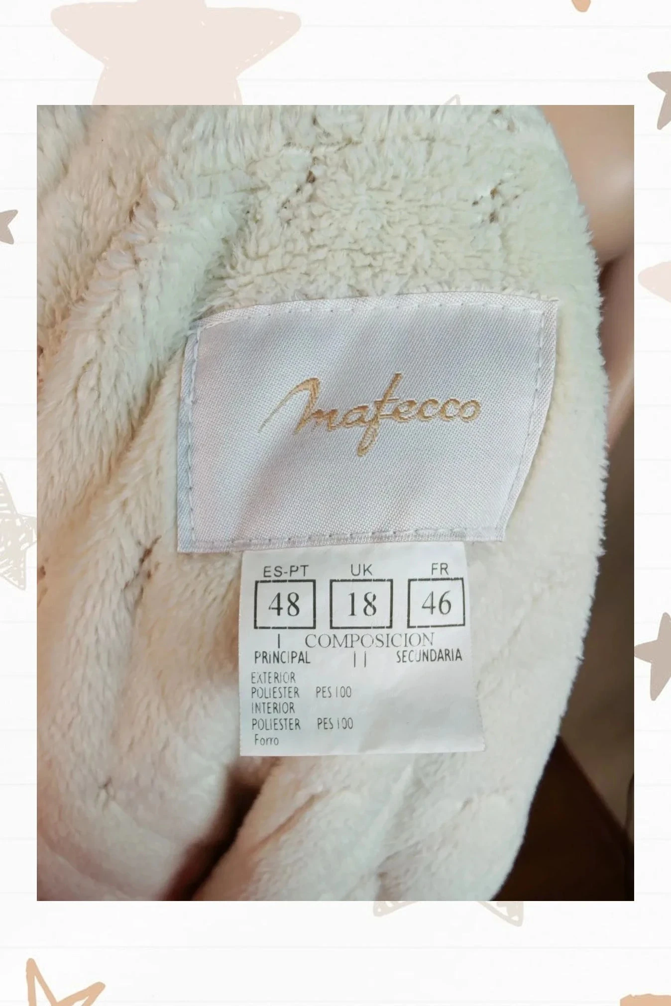 Casaco acolhedor Mafecco com forro de lã – photo 6